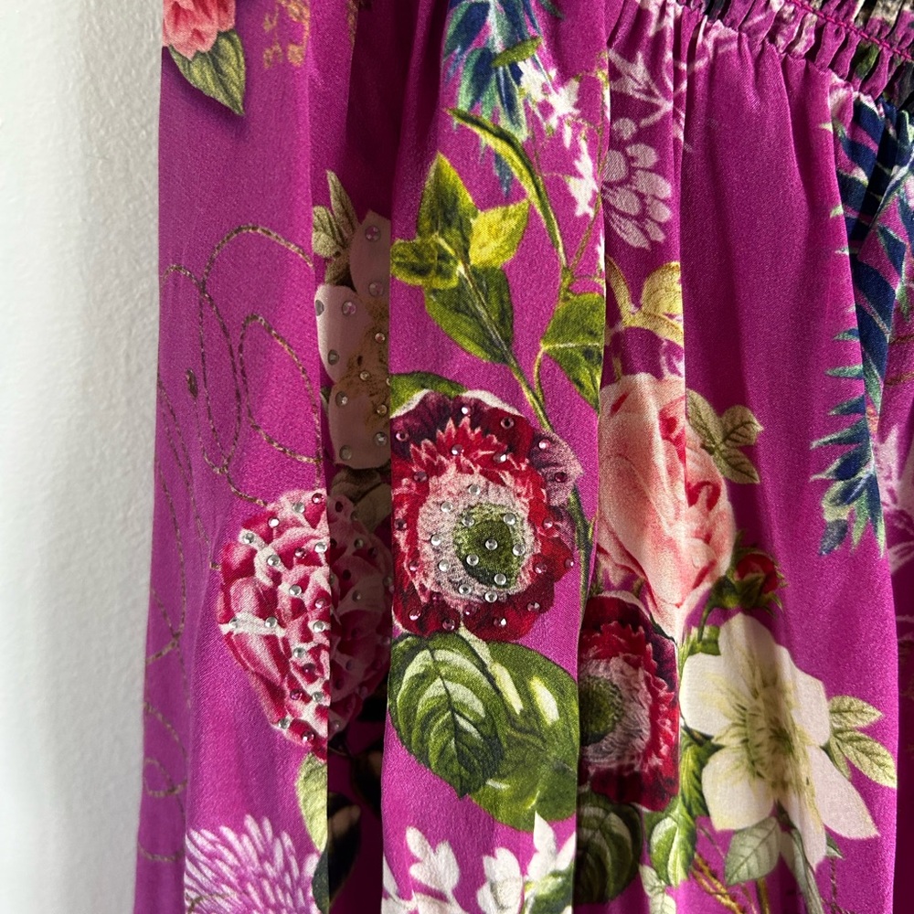 Camilla Pink Floral Mini Dress - Picture 5 of 13